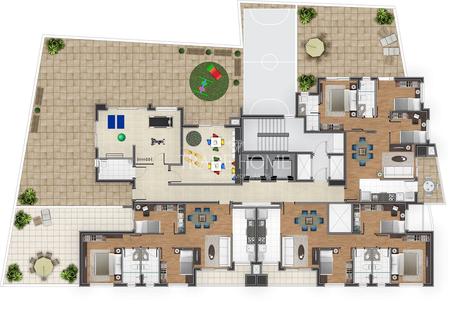 Apartamento, 3 quartos, 77 m² - Foto 77