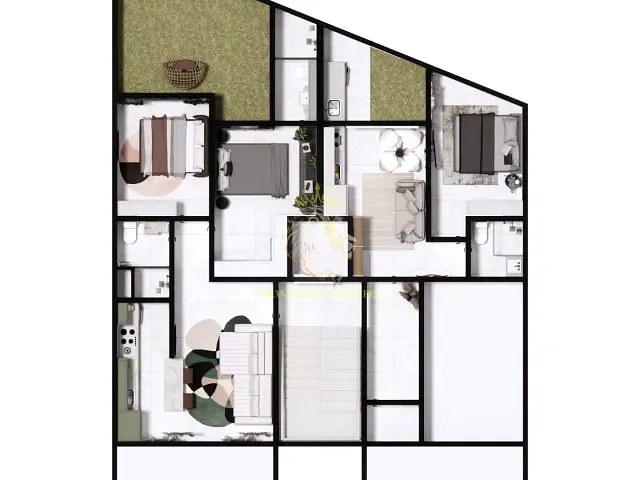 Apartamento 2 quartos e 2 banheiros, à venda, no bairro Rio Pequeno em Camboriú