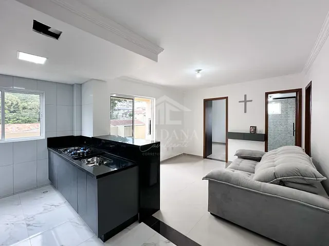 Apartamento com 63m² 2 quartos e 1 banheiro, à venda, no bairro parque da fonte em São José dos Pinhais