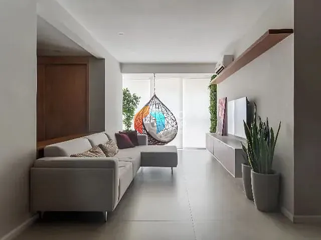 Apartamento com 92m² 2 quartos e 2 banheiros, à venda, no bairro Humaitá em Rio de Janeiro