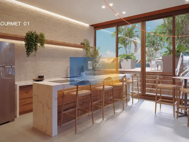 Apartamento 1 quarto e 1 banheiro, à venda, no bairro Porto Galinhas em Ipojuca
