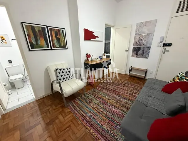 Apartamento com 38m² 1 quarto e 1 banheiro, à venda, no bairro Copacabana em Rio de Janeiro