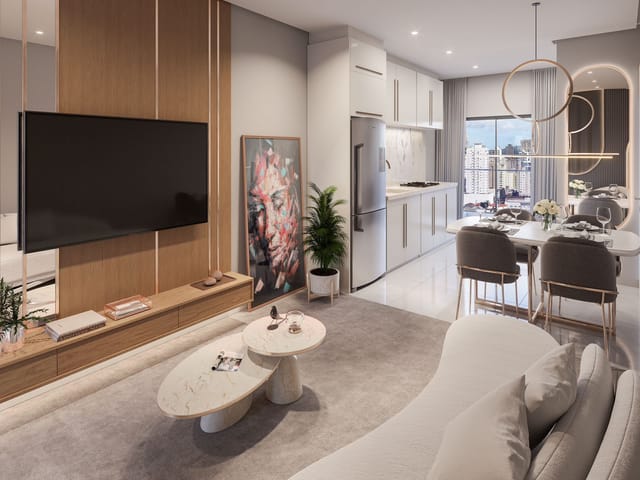 Apartamento com 82m² 2 quartos e 2 banheiros, à venda, no bairro Morretes em Itapema