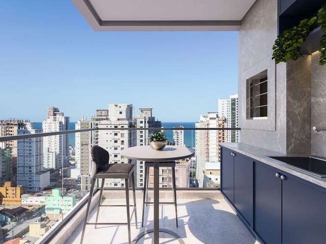 Apartamento com 82m² 2 quartos e 2 banheiros, à venda, no bairro Morretes em Itapema