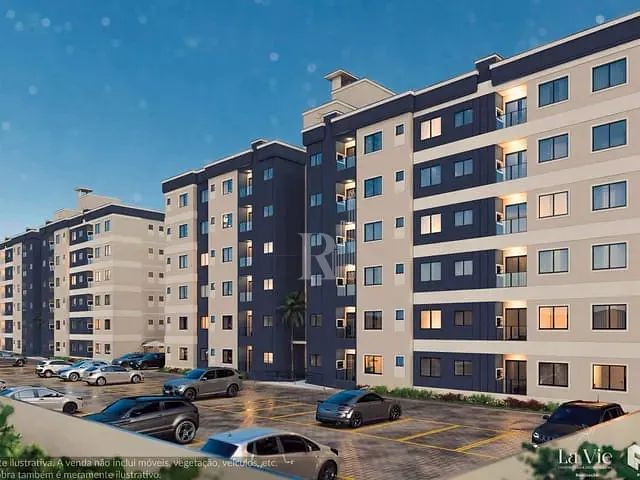 Apartamento 2 quartos e 2 banheiros, à venda, no bairro Universitário em Tijucas