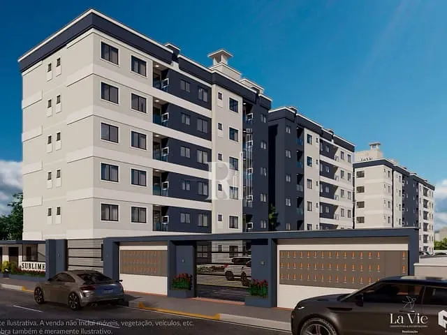 Apartamento 2 quartos e 2 banheiros, à venda, no bairro Universitário em Tijucas
