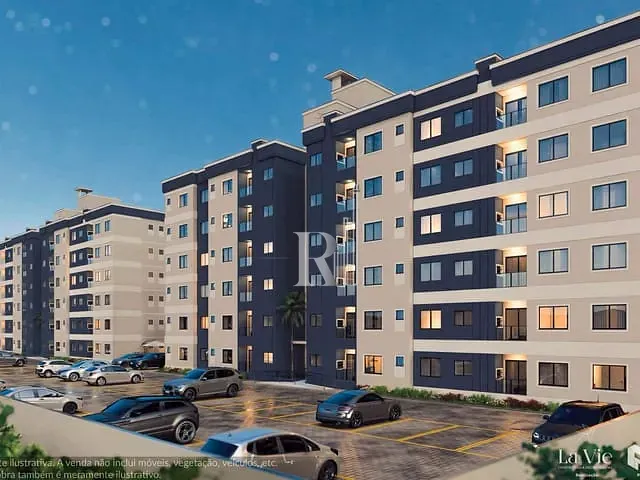 Apartamento 2 quartos e 2 banheiros, à venda, no bairro Universitário em Tijucas