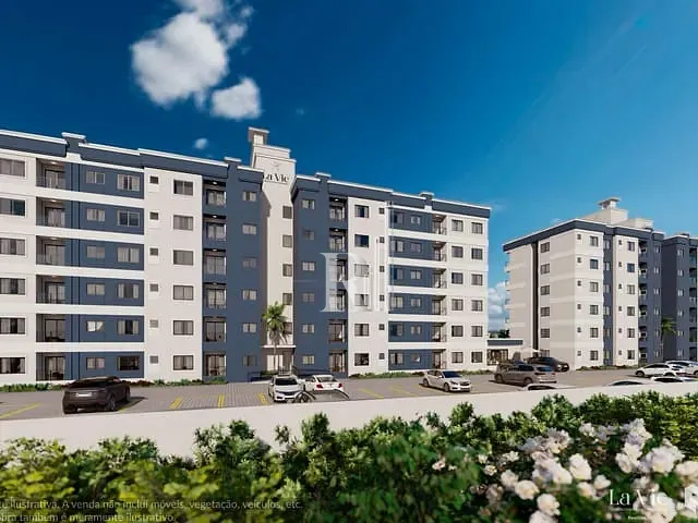 Apartamento 2 quartos e 2 banheiros, à venda, no bairro Universitário em Tijucas