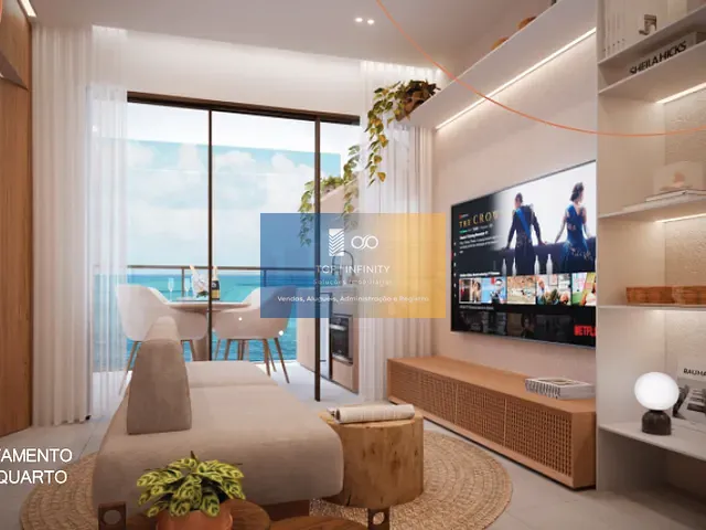 Apartamento 1 quarto e 1 banheiro, à venda, no bairro Porto Galinhas em Ipojuca