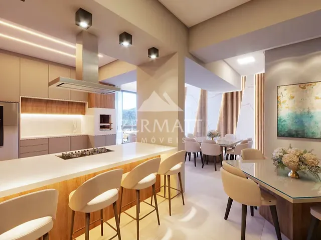 Apartamento com 93m² 2 quartos e 3 banheiros, à venda, no bairro Centro em Balneário Piçarras