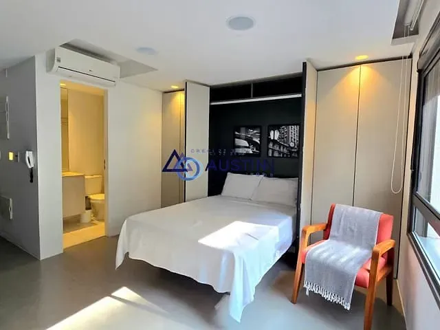 Apartamento com 30m² 1 quarto e 1 banheiro, para alugar, no bairro Vila Madalena em São Paulo