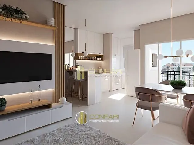 Apartamento com 100m² 2 quartos e 3 banheiros, à venda, no bairro Morretes em Itapema