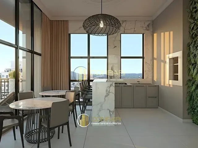 Apartamento com 100m² 2 quartos e 3 banheiros, à venda, no bairro Morretes em Itapema
