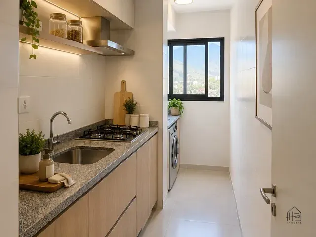Apartamento 2 quartos e 1 banheiro, à venda, no bairro Martim de Sá em Caraguatatuba