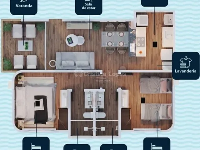 Apartamento 2 quartos e 2 banheiros, à venda, no bairro PRAIA DE MACAPÁ em Luís Correia