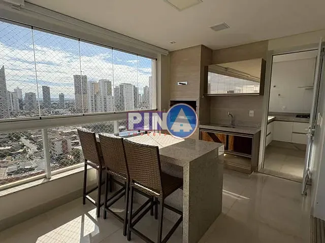Apartamento 3 quartos e 5 banheiros, para alugar, no bairro Setor Bueno em Goiânia
