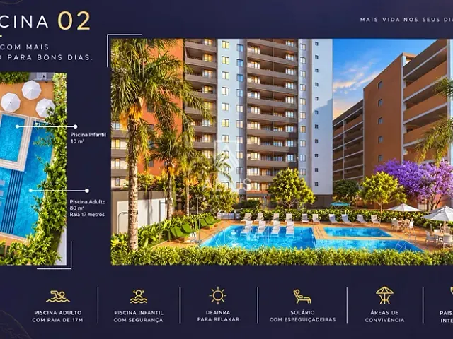 Apartamento 2 quartos e 1 banheiro, à venda, no bairro Alphaville I em Salvador