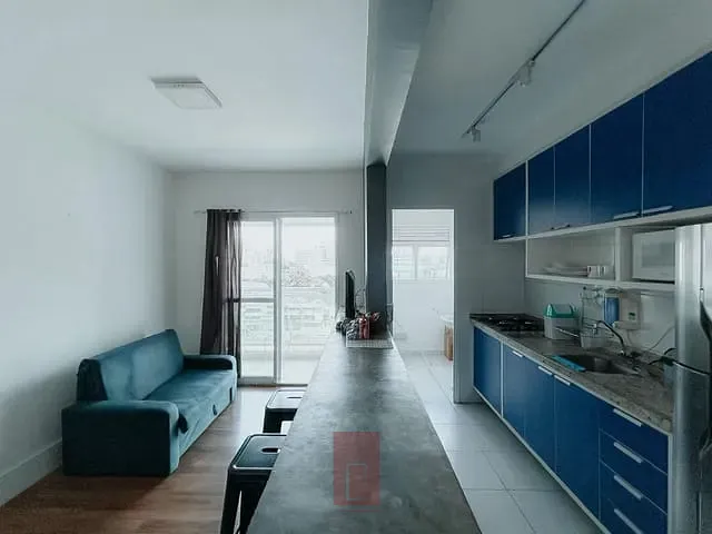 Apartamento com 45m² 1 quarto e 1 banheiro, para alugar, no bairro Barra Funda em São Paulo