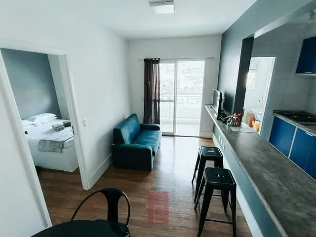 Apartamento com 45m² 1 quarto e 1 banheiro, para alugar, no bairro Barra Funda em São Paulo