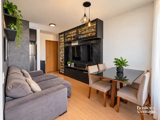Apartamento 2 quartos e 1 banheiro, à venda, no bairro Parque Residencial Cidade Nova em Maringá