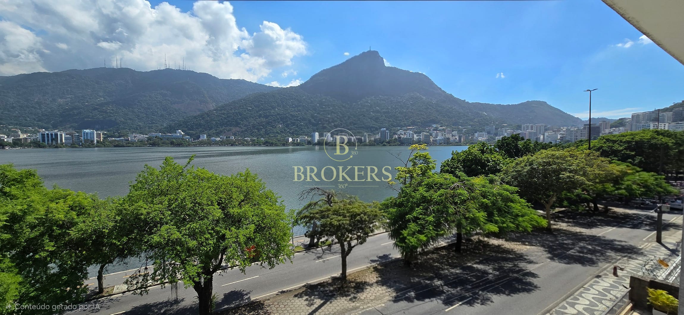 Apartamento 4 quartos a venda na Av. Epitácio Pessoa, vista frontal deslumbrante para a Lagoa, Cristo e Pedra da Gávea.