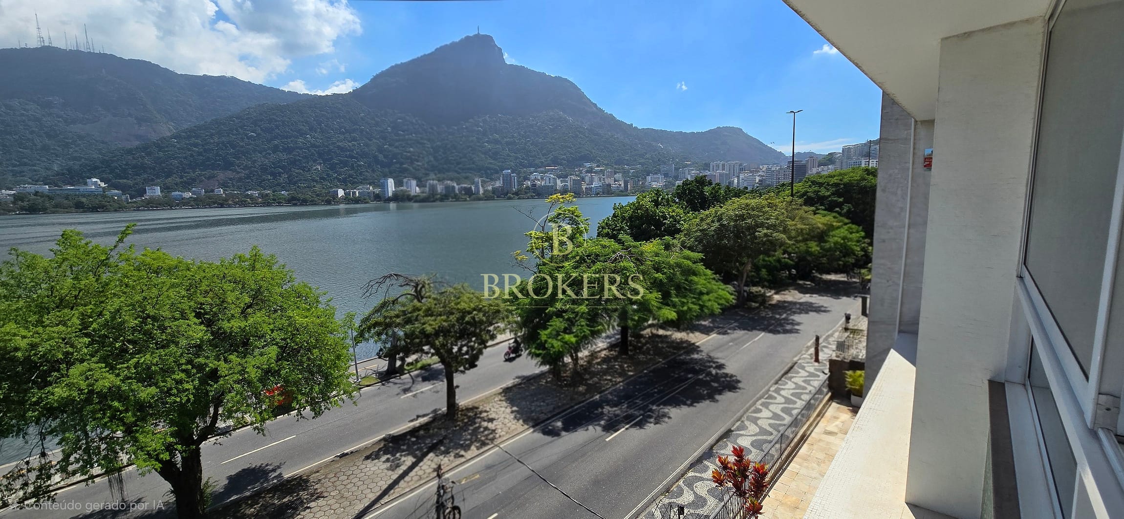 Apartamento 4 quartos a venda na Av. Epitácio Pessoa, vista frontal deslumbrante para a Lagoa, Cristo e Pedra da Gávea.