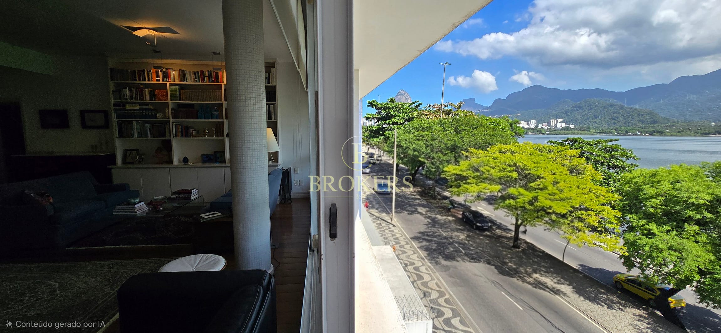 Apartamento 4 quartos a venda na Av. Epitácio Pessoa, vista frontal deslumbrante para a Lagoa, Cristo e Pedra da Gávea.