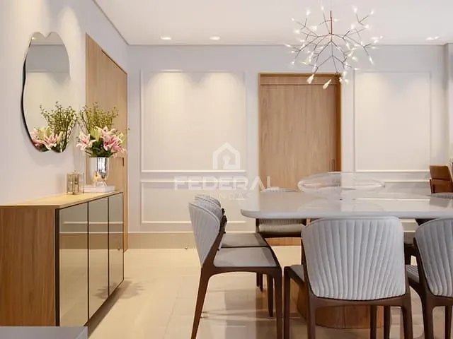 Apartamento 3 quartos e 4 banheiros, à venda, no bairro Setor Marista em Goiânia