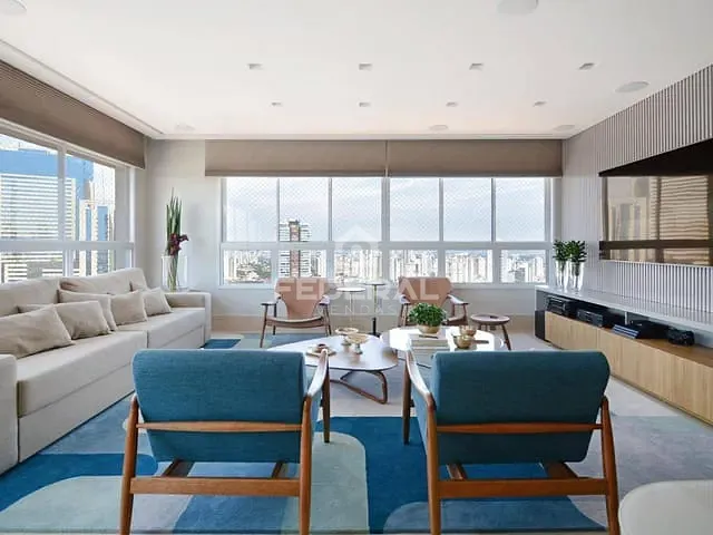 Apartamento 3 quartos e 4 banheiros, à venda, no bairro Setor Marista em Goiânia