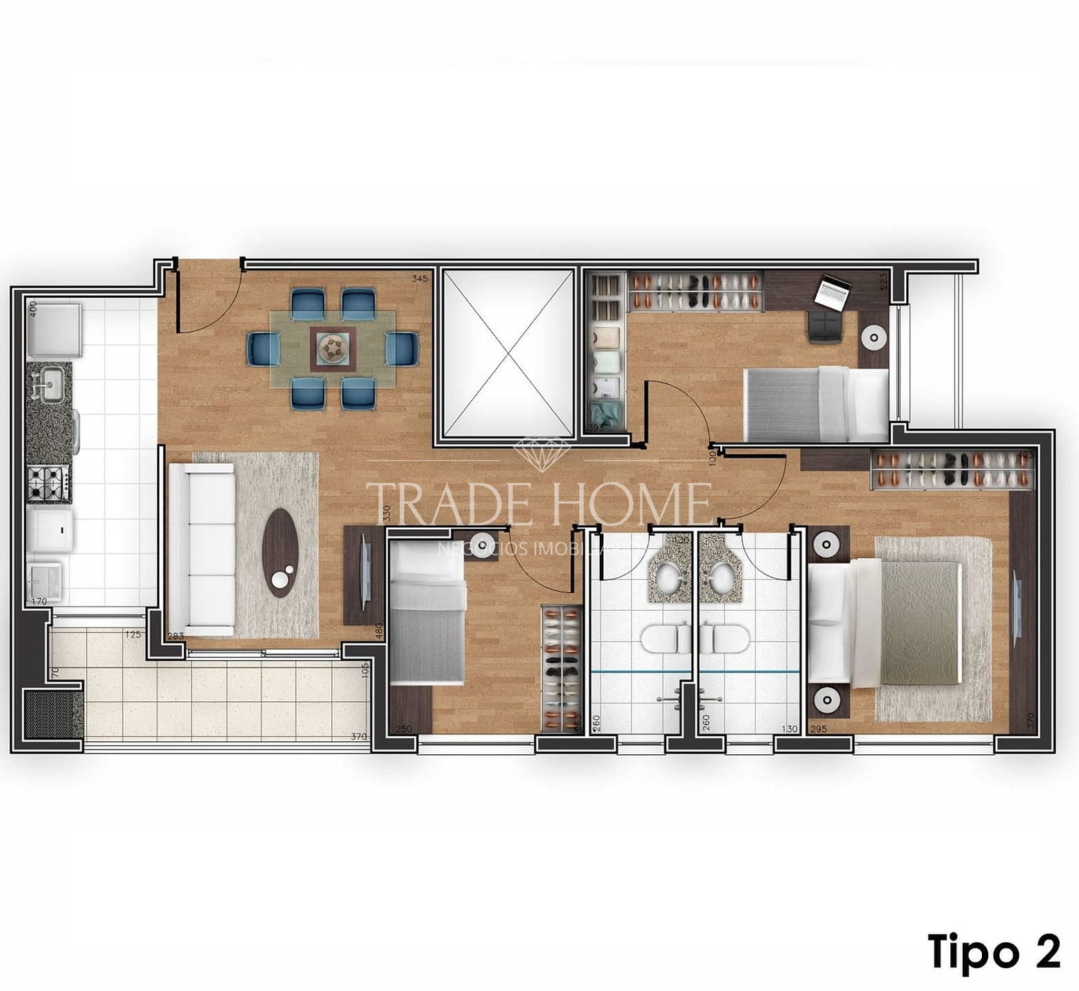 Apartamento, 3 quartos, 78 m² - Foto 70