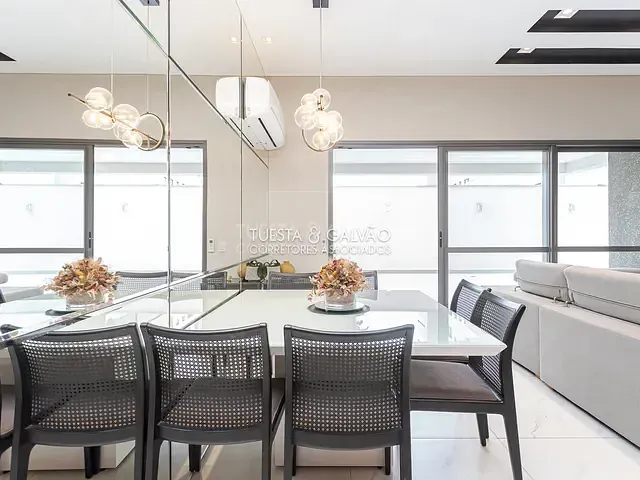 Apartamento com 295m² 3 quartos e 3 banheiros, à venda, no bairro Água Verde em Curitiba