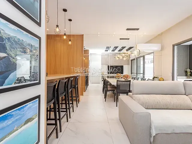 Apartamento com 295m² 3 quartos e 3 banheiros, à venda, no bairro Água Verde em Curitiba
