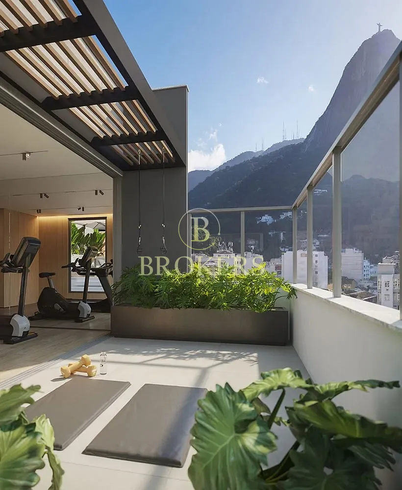 Primeira locação! Apartamento à venda, sofisticação e vista icônica no Humaitá: 4 quartos com varanda gourmet e lazer completo