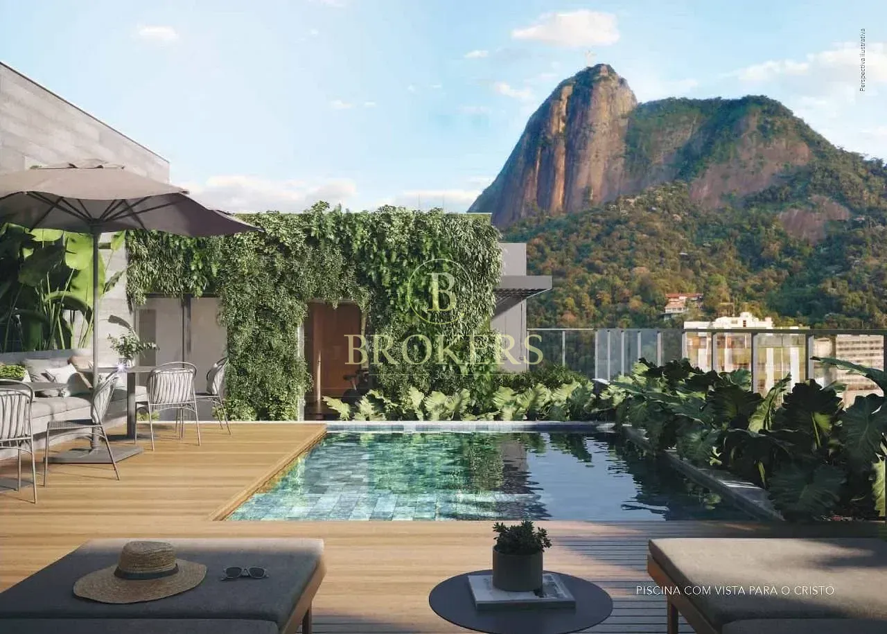 Primeira locação! Apartamento à venda, sofisticação e vista icônica no Humaitá: 4 quartos com varanda gourmet e lazer completo