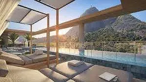 Primeira locação! Apartamento à venda, sofisticação e vista icônica no Humaitá: 4 quartos com varanda gourmet e lazer completo