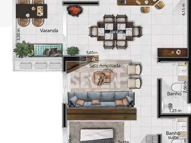Apartamento com 70m², à venda, no bairro Jardim Estoril IV em Bauru