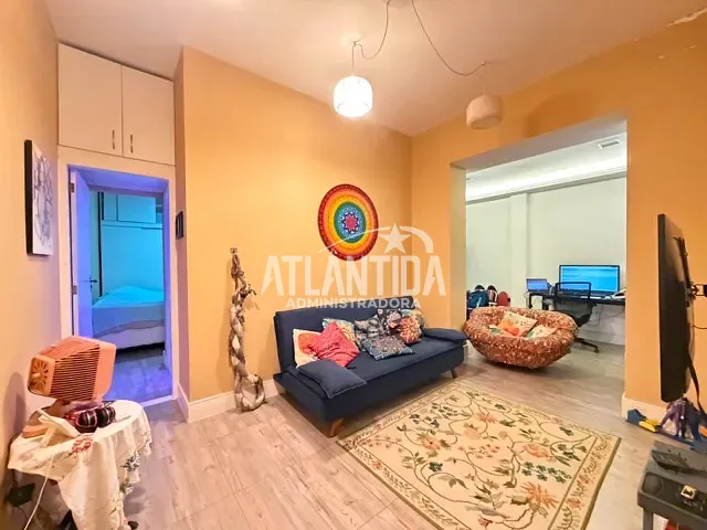 Apartamento com 50m² 1 quarto e 2 banheiros, à venda, no bairro Leblon em Rio de Janeiro