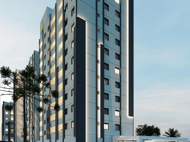 Apartamento com 58m² 3 quartos e 2 banheiros, à venda, no bairro Centro em Pinhais