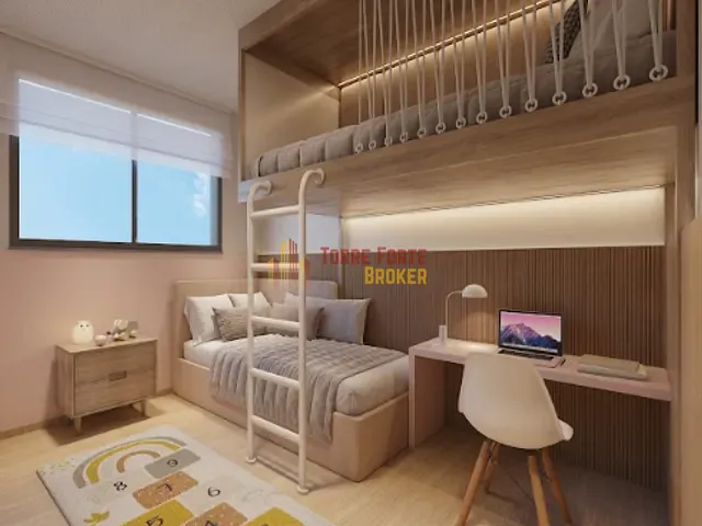 Apartamento com 52m² 1 quarto e 1 banheiro, à venda, no bairro Serrano em Belo Horizonte