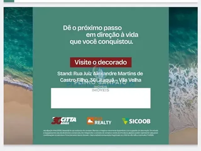 Apartamento com 84m² 3 quartos e 3 banheiros, à venda, no bairro Itapuã em Vila Velha