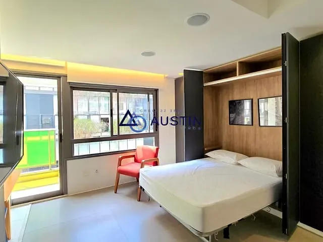 Apartamento com 30m² 1 quarto e 1 banheiro, para alugar, no bairro Vila Madalena em São Paulo