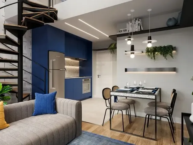 Apartamento 2 quartos e 2 banheiros, à venda, no bairro Tingui em Curitiba