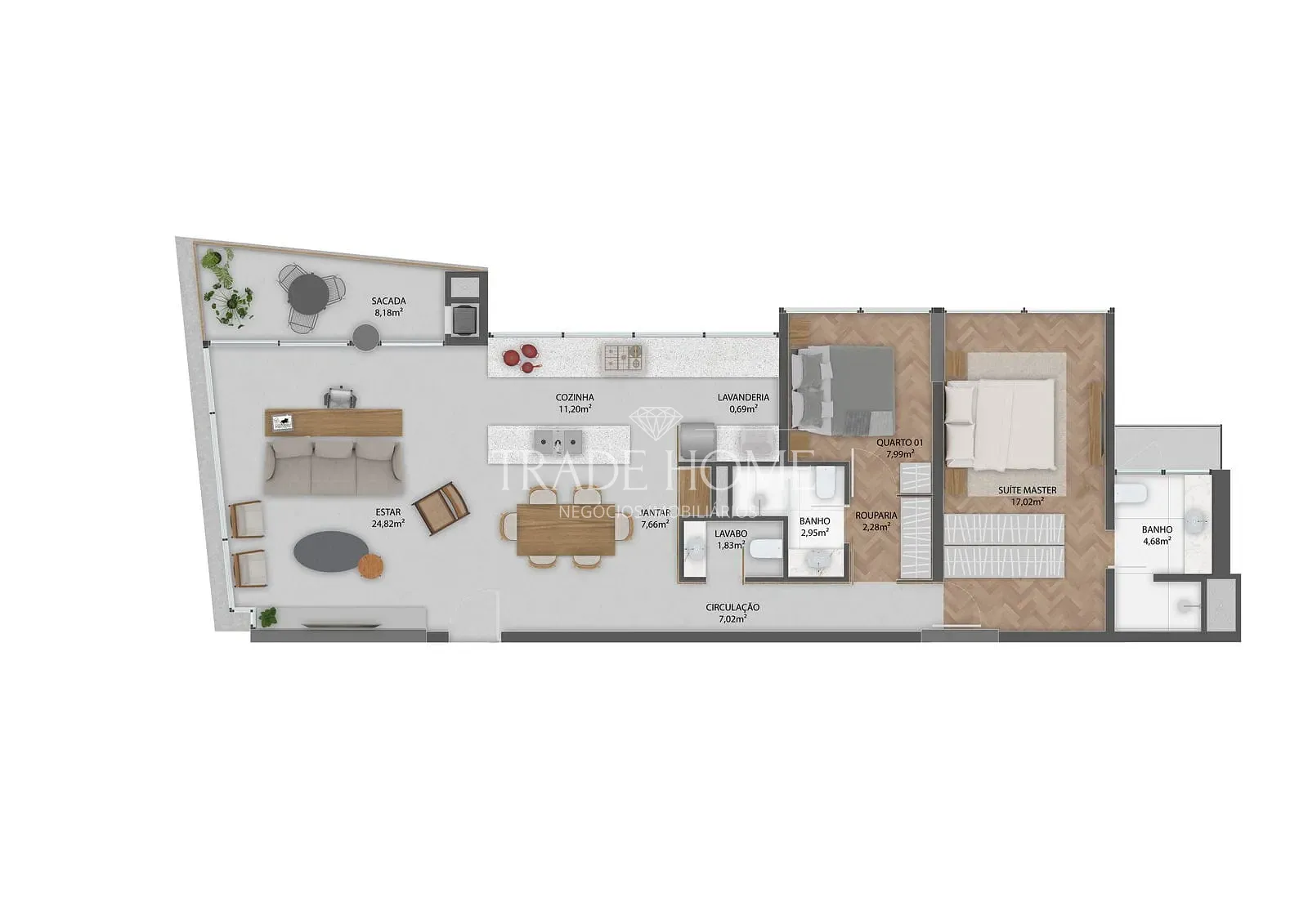 Apartamento, 3 quartos, 144 m² - Foto 76