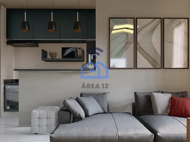 Apartamento com 56m² 2 quartos e 1 banheiro, à venda, no bairro Loteamento Vila Indaiá em Caraguatatuba