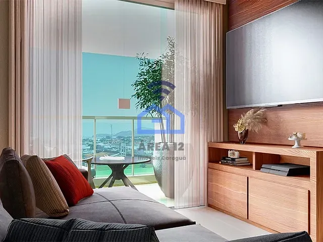 Apartamento com 56m² 2 quartos e 1 banheiro, à venda, no bairro Loteamento Vila Indaiá em Caraguatatuba