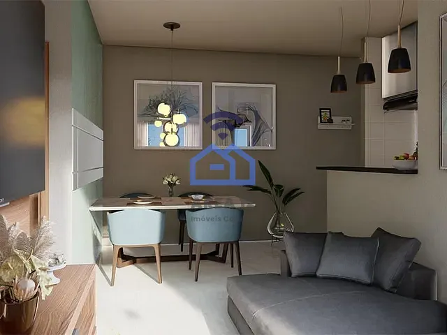 Apartamento com 56m² 2 quartos e 1 banheiro, à venda, no bairro Loteamento Vila Indaiá em Caraguatatuba