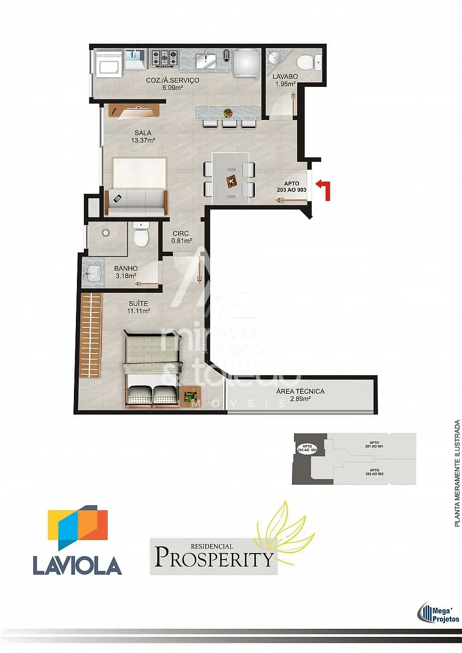 Apartamento, 1 quarto, 10 m² - Foto 4