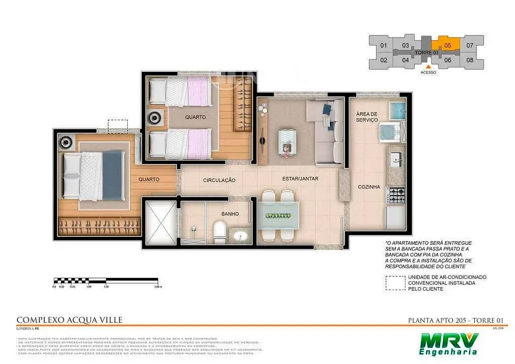 Apartamento, 2 quartos, 48 m² - Foto 4