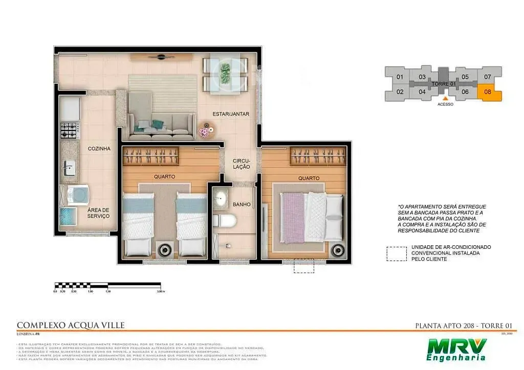Apartamento, 2 quartos, 48 m² - Foto 5