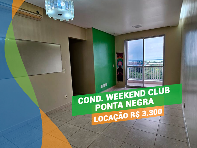 Foto do Apartamento - Weekend Club Residencial - 3 quartos - Andar alto - Ponta Negra | Apartamentos Manaus Imobiliária